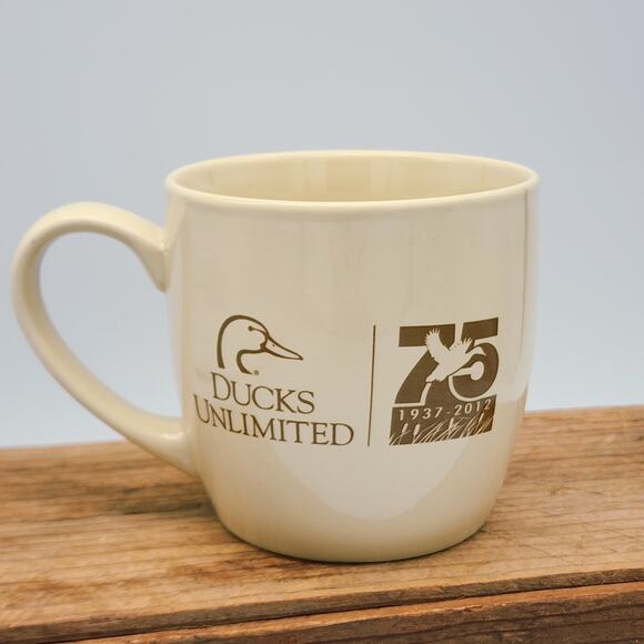 Ducks Unlimited 75th Anniversary Mug Cabela's David A. Maass Artwork Signature - Picture 5 of 6